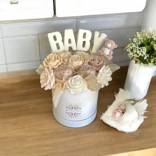 Sanfter Begrüssungsstrauss – Baby Edition