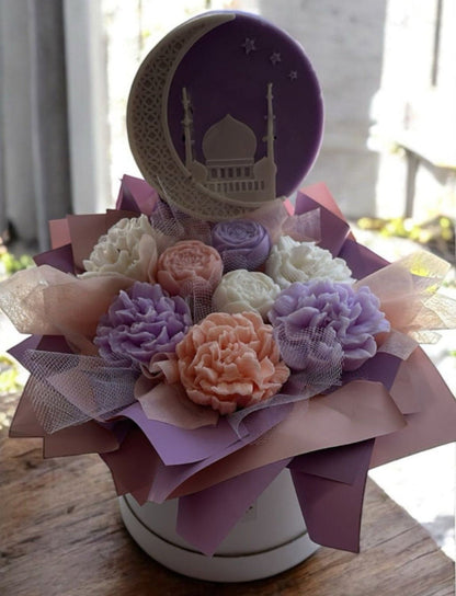 ALLE Ramadan & Bayram Geschenk – Handgemachter Seifenblumenstrauss